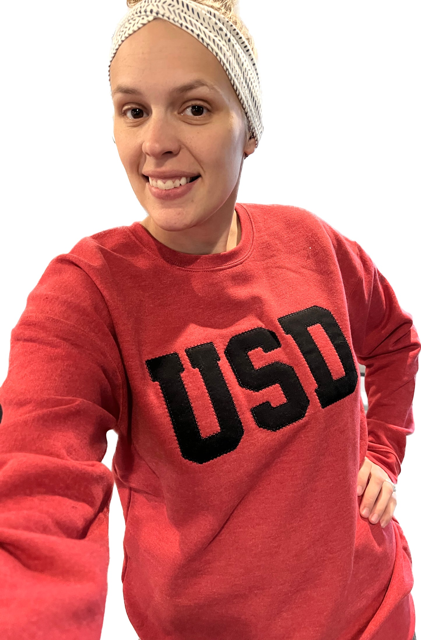 USD Embroidered Crewneck