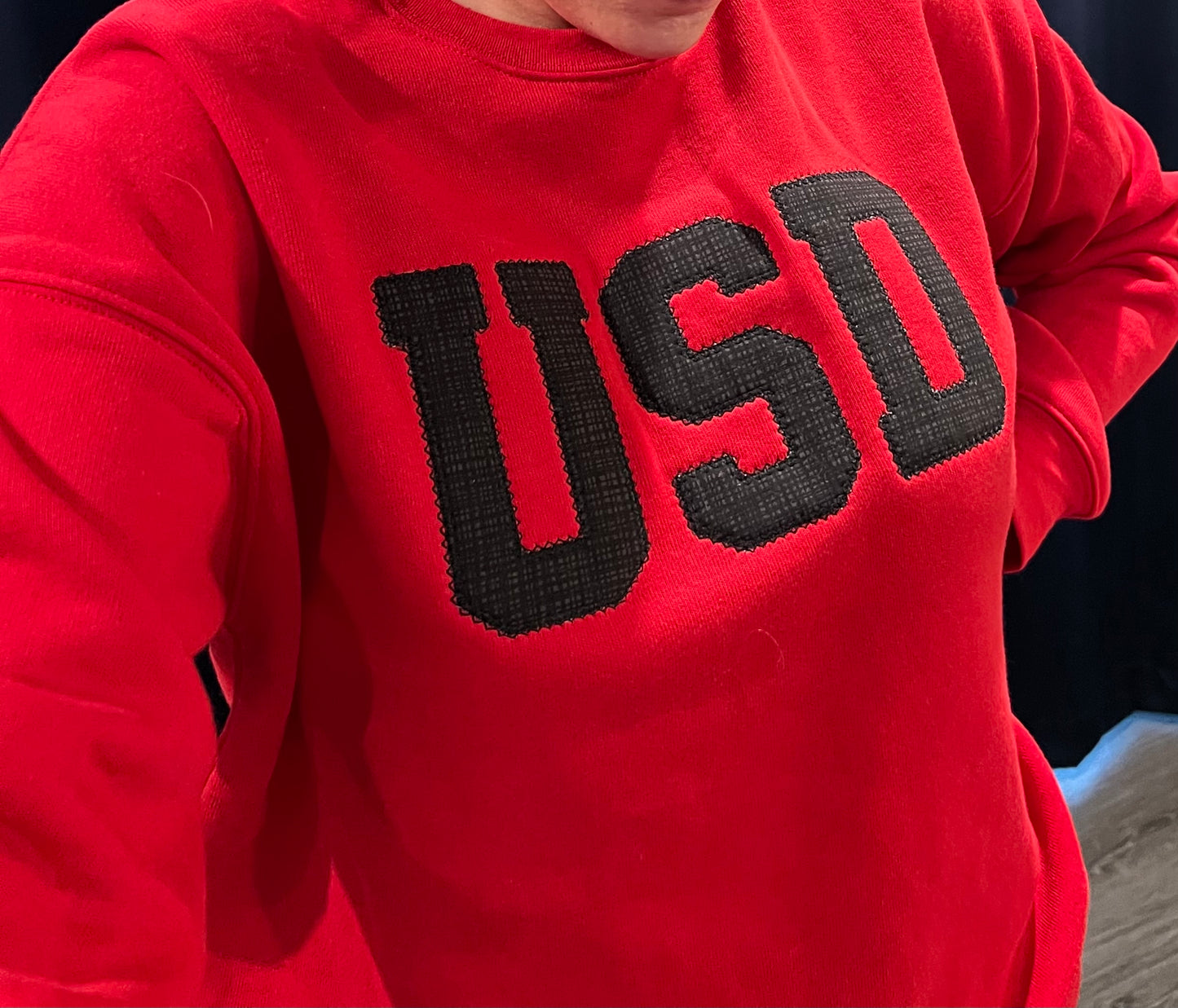 USD Embroidered Crewneck