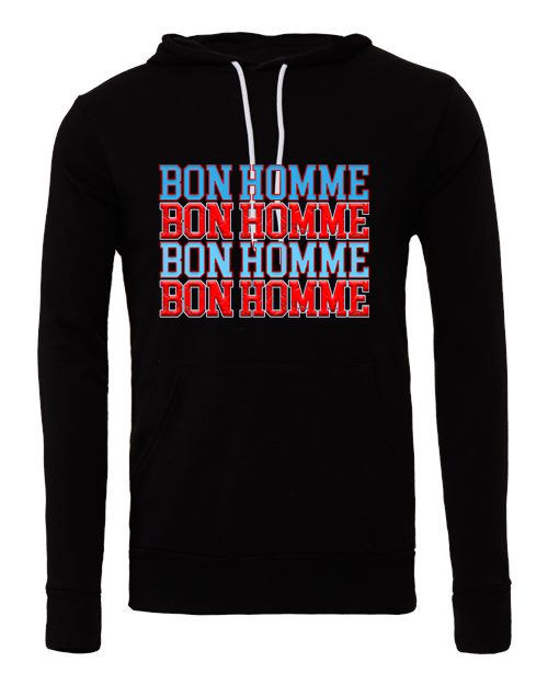 Adult Bon Homme Repeated Hoodie