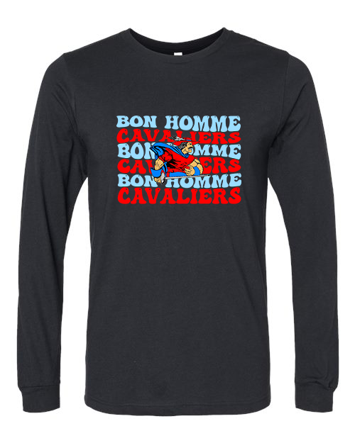 Youth Bon Homme Cavaliers Groovy Long Sleeve