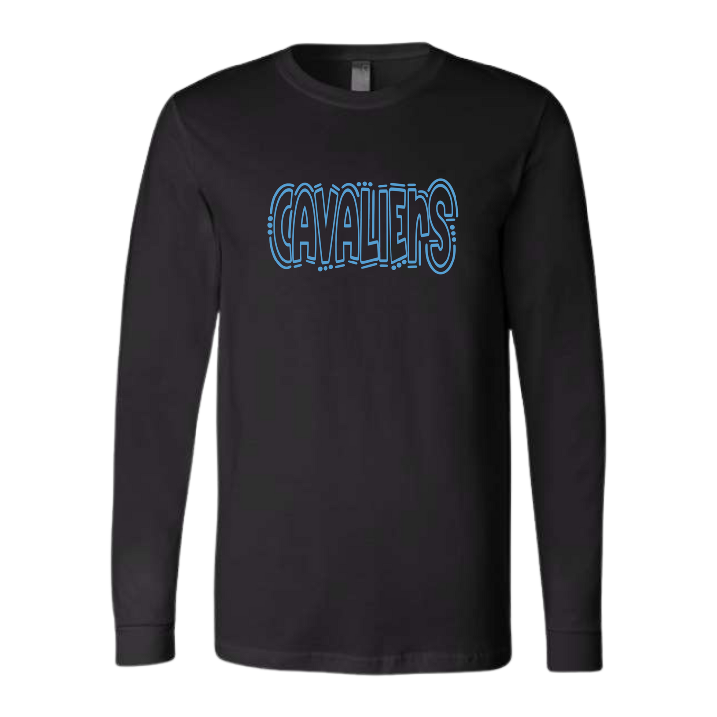 Cavaliers Doodle Long Sleeve Shirt