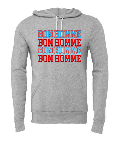 Adult Bon Homme Repeated Hoodie