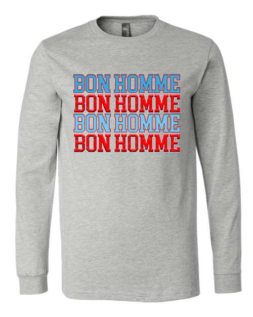Adult Bon Homme Repeated Long Sleeve