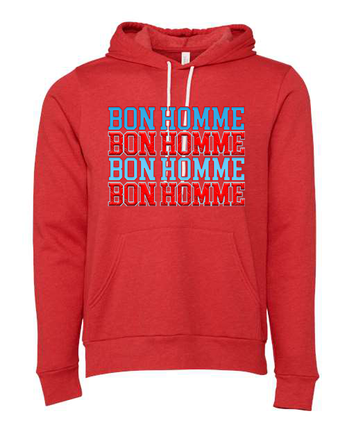 Adult Bon Homme Repeated Hoodie