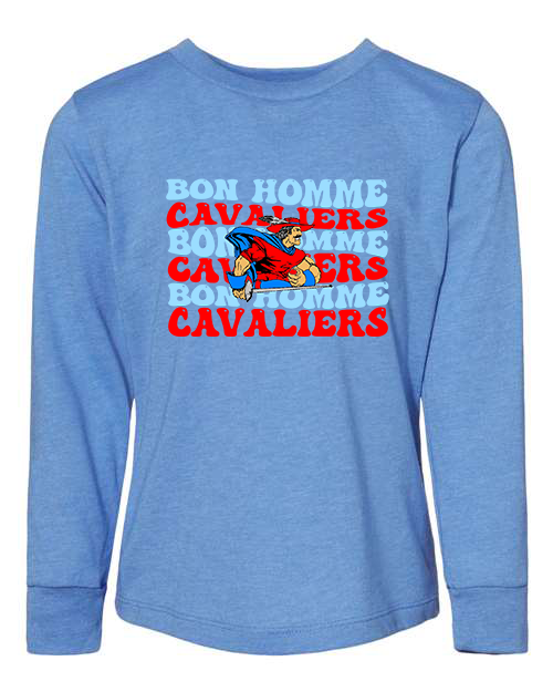 Toddler Bon Homme Cavaliers Groovy Long Sleeve
