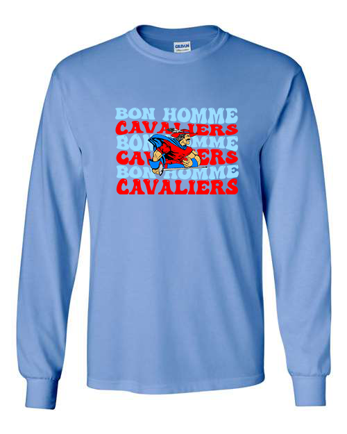 Youth Bon Homme Cavaliers Groovy Long Sleeve