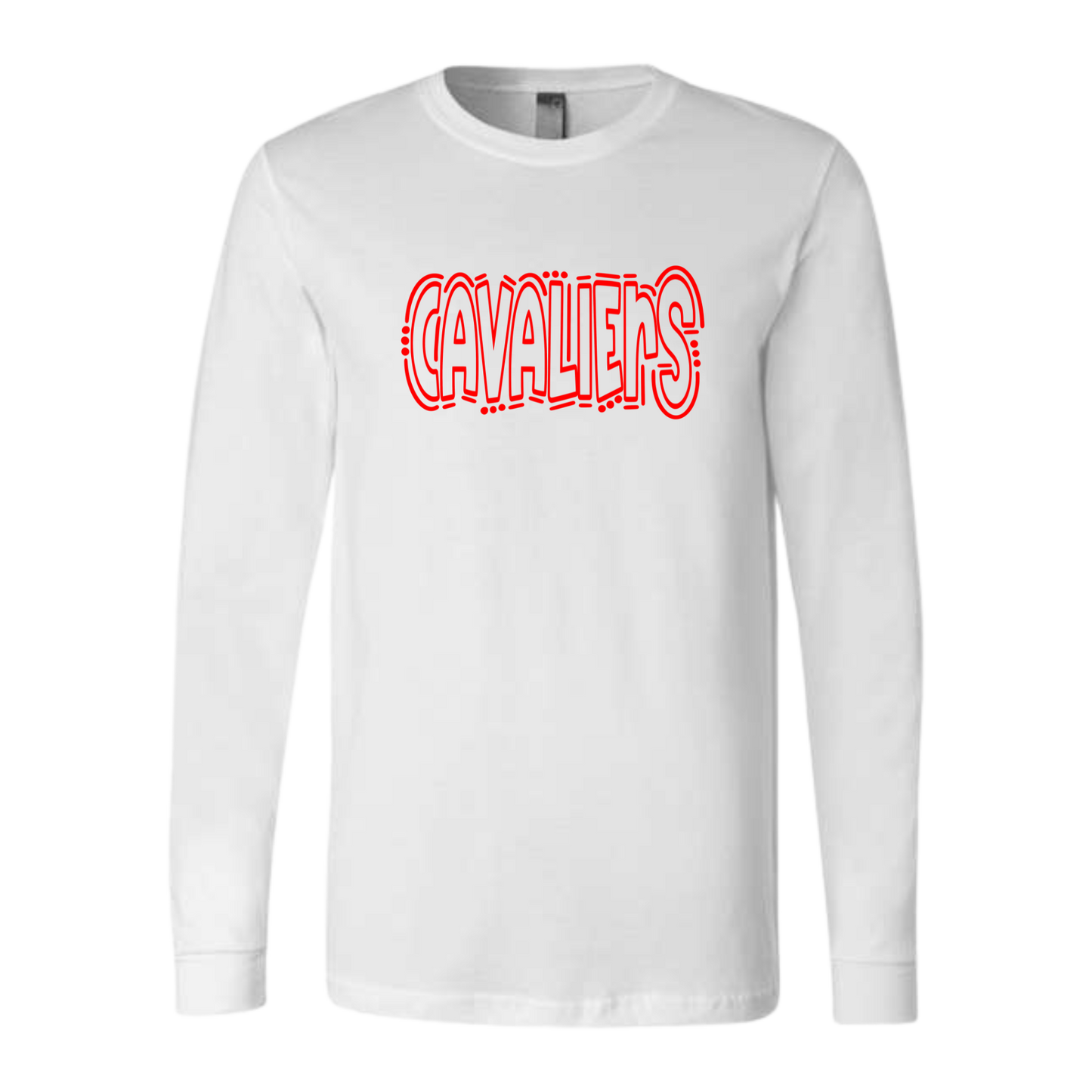 Cavaliers Doodle Long Sleeve Shirt