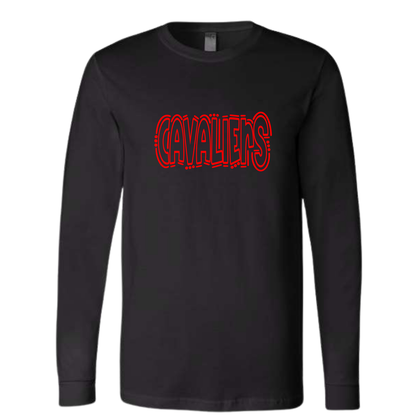 Cavaliers Doodle Long Sleeve Shirt