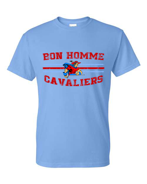 Adult Bon Homme Cavaliers Distressed Short Sleeve
