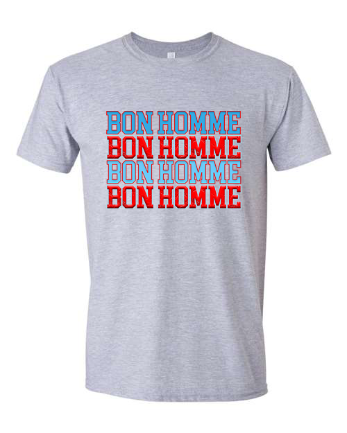 Adult Bon Homme Repeated Short Sleeve