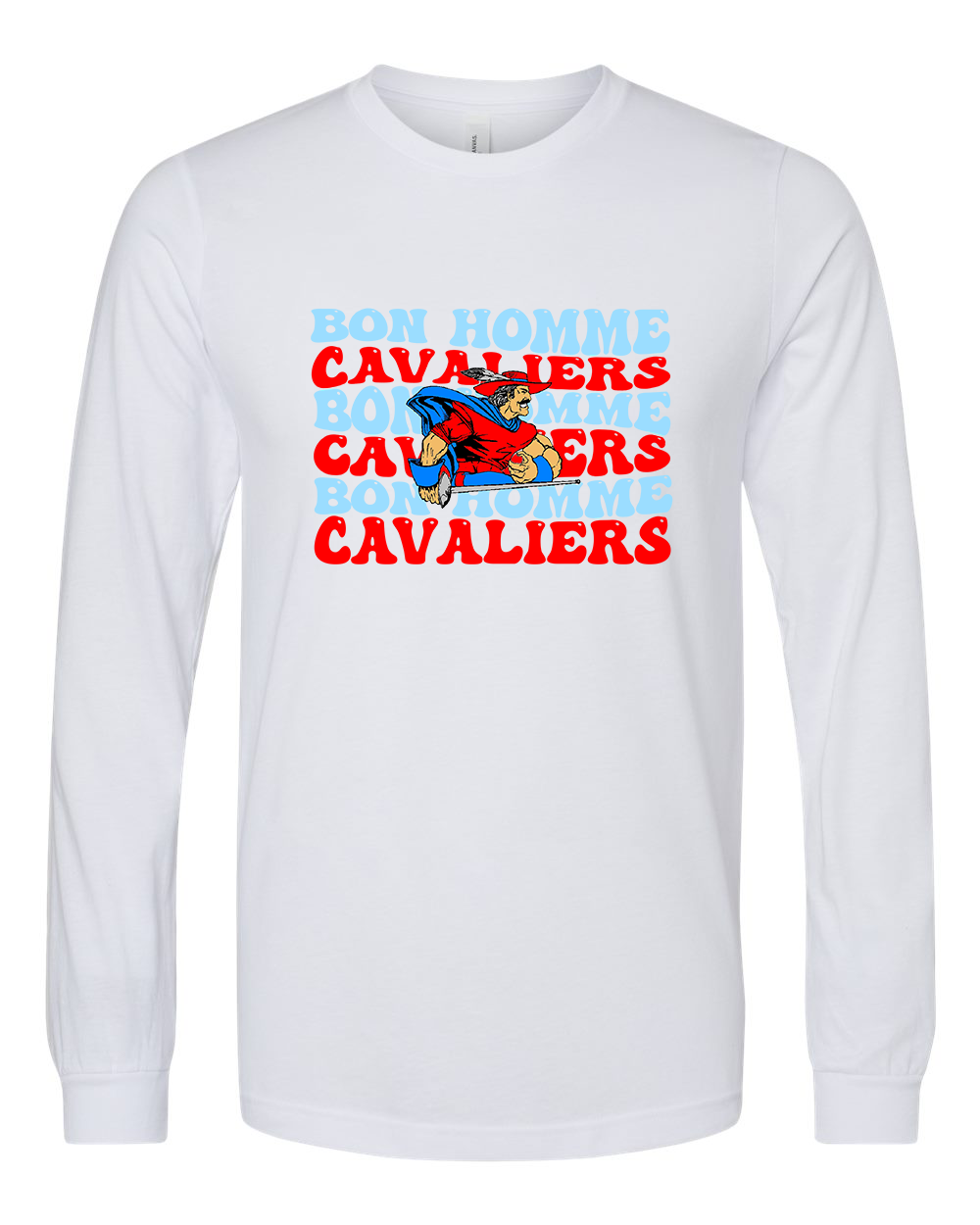 Youth Bon Homme Cavaliers Groovy Long Sleeve