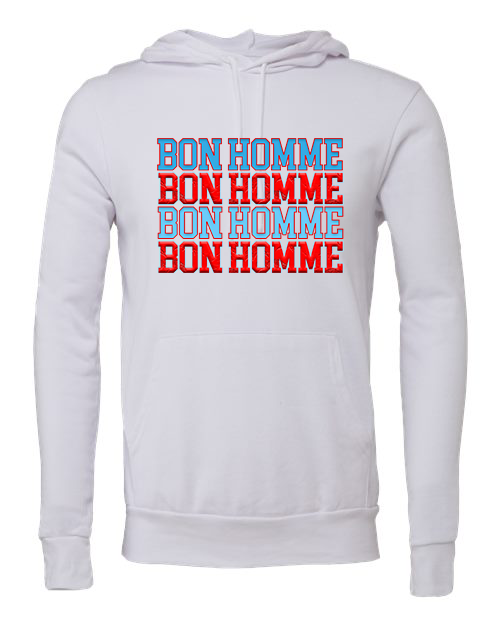Adult Bon Homme Repeated Hoodie