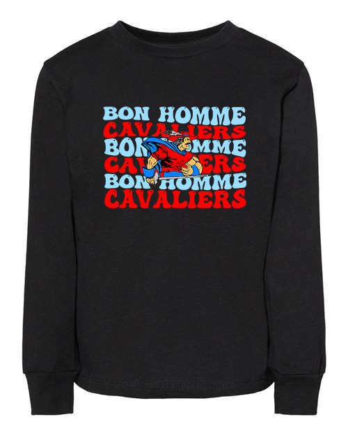 Toddler Bon Homme Cavaliers Groovy Long Sleeve