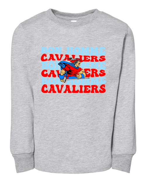 Toddler Bon Homme Cavaliers Groovy Long Sleeve