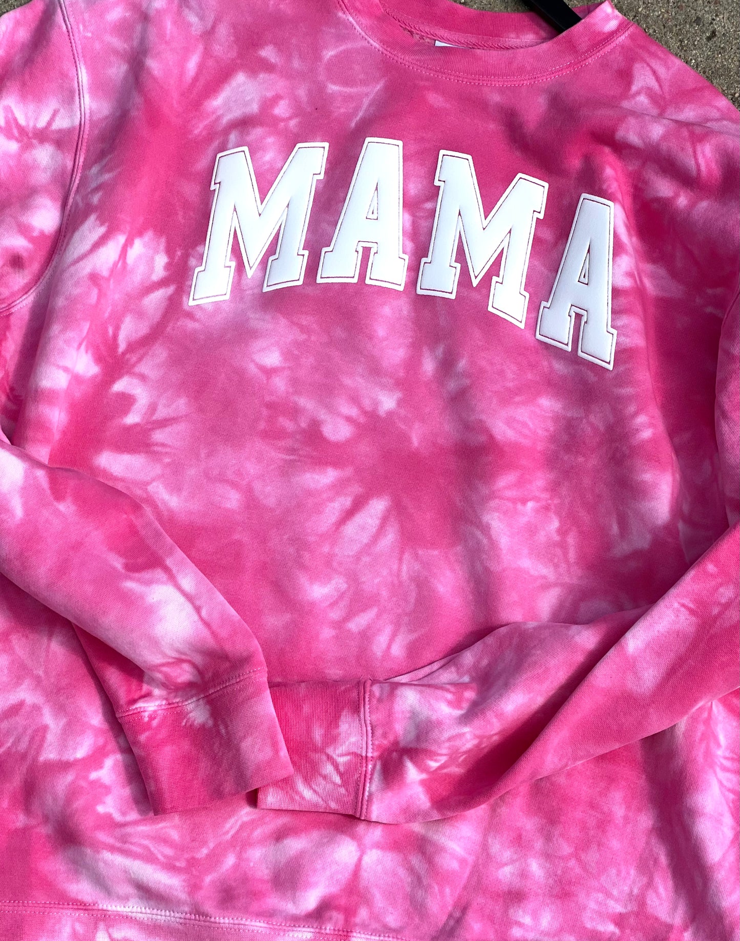 Mama Puff Tie Dye Crewneck