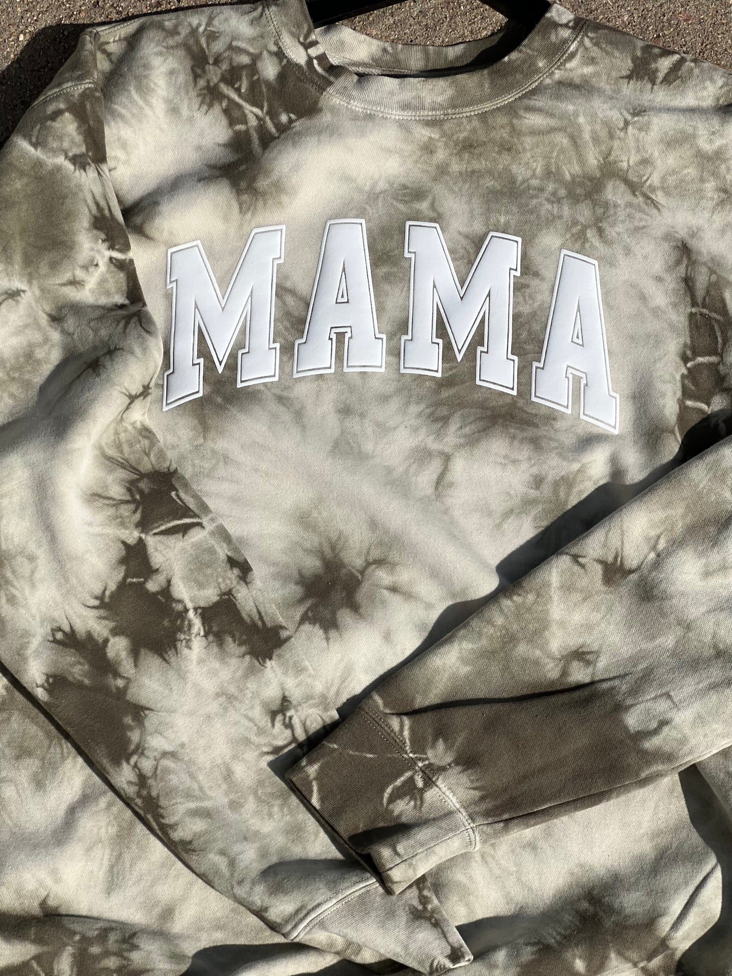 Mama Puff Tie Dye Crewneck