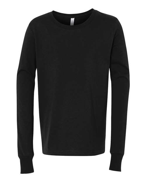 Youth Black Long Sleeve T-Shirt