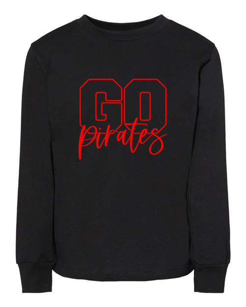 Go Pirates Toddler Long Sleeve T-Shirt