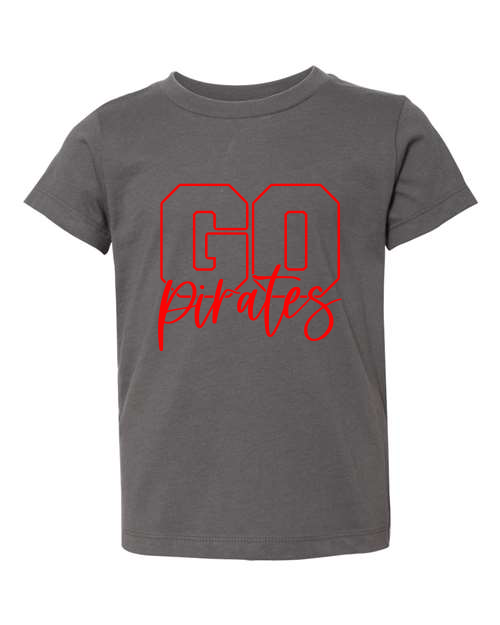 Go Pirates Toddler Short Sleeve T-Shirt