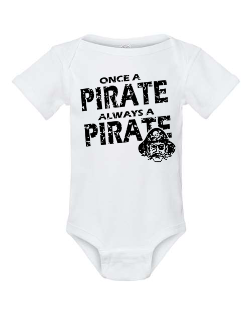 Once a Pirate Infant Short Sleeve Bodysuit