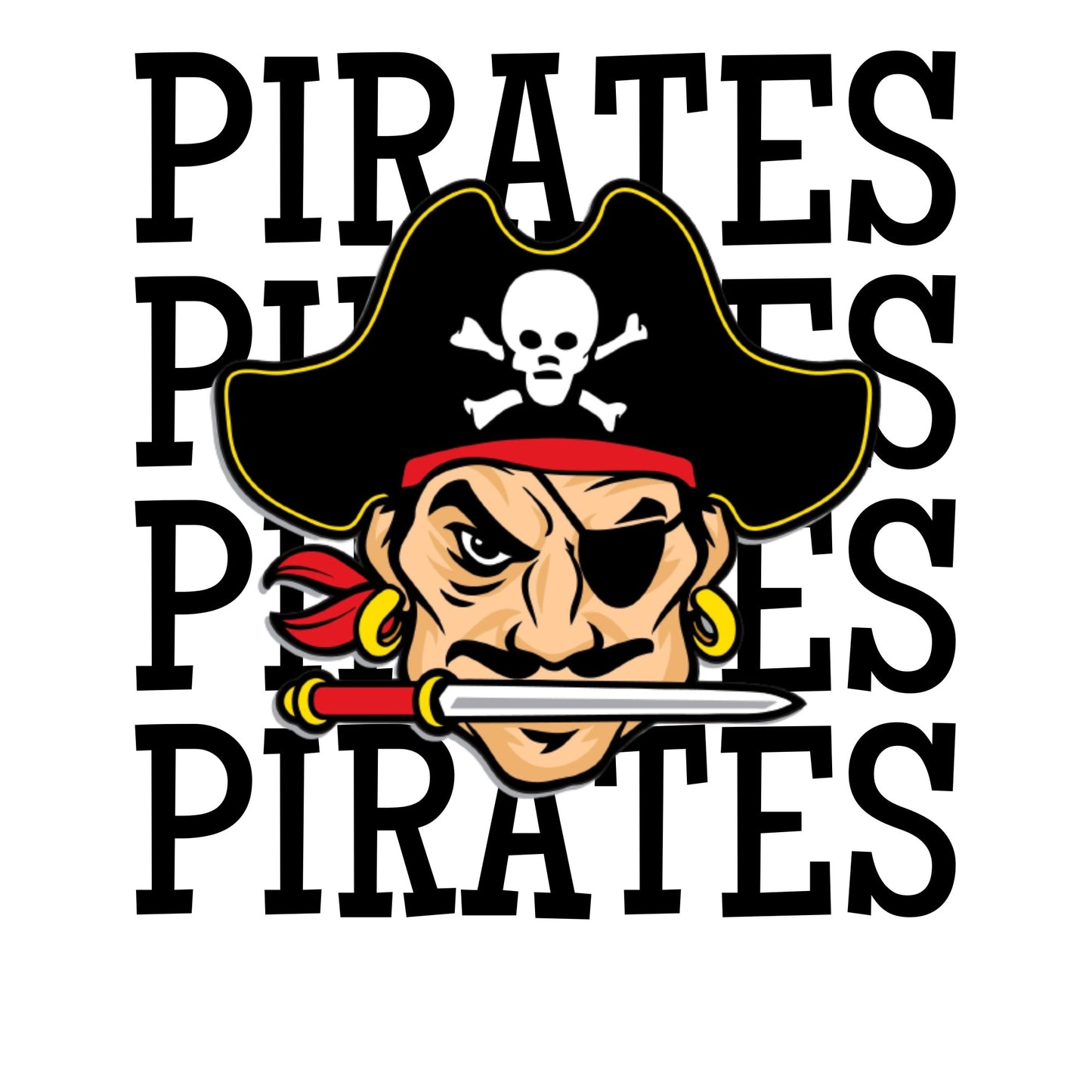 Pirates Unisex Adult Long Sleeve T-Shirt