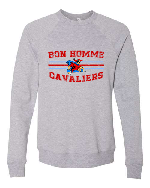 Youth Bon Homme Cavaliers Distressed Crewneck