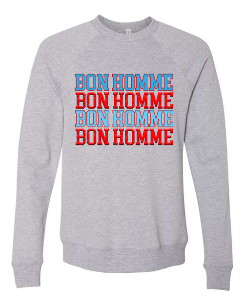 Youth Bon Homme Repeated Crewneck