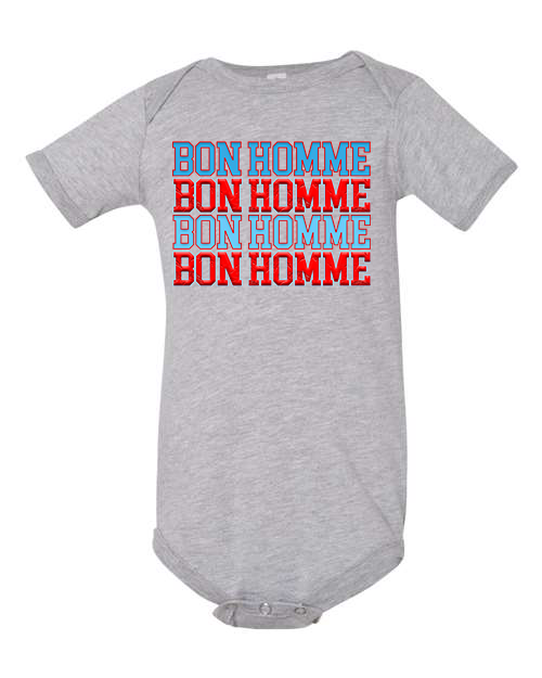 Infant Bon Homme Repeated Short Sleeve Bodysuit or T-Shirt