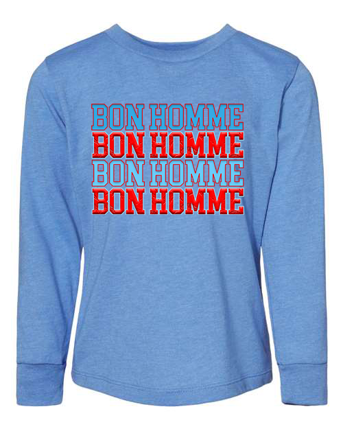 Toddler Bon Homme Repeated Long Sleeve