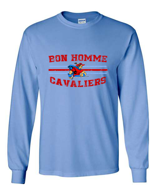 Youth Bon Homme Cavaliers Distressed Long Sleeve