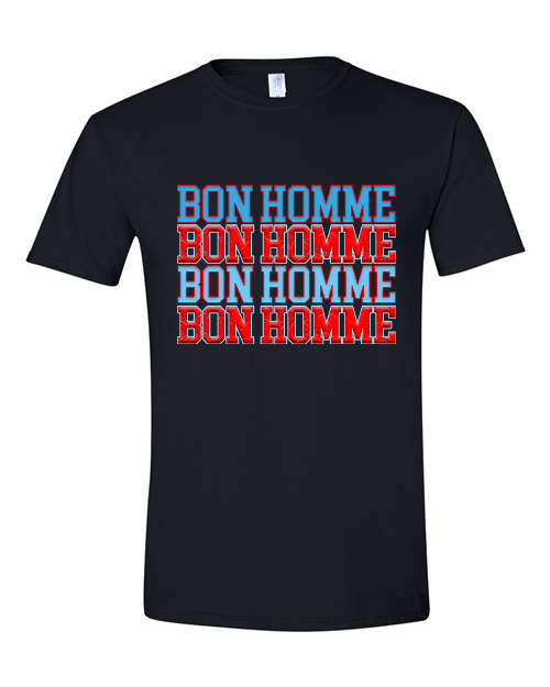 Adult Bon Homme Repeated Short Sleeve