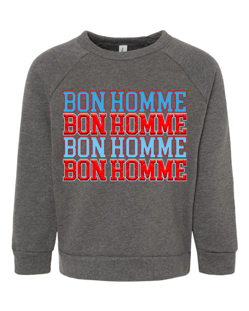 Toddler Bon Homme Repeated Crewneck