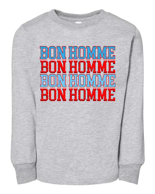 Toddler Bon Homme Repeated Long Sleeve