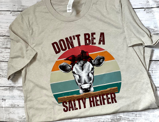 Salty Heifer Short Sleeve Tee
