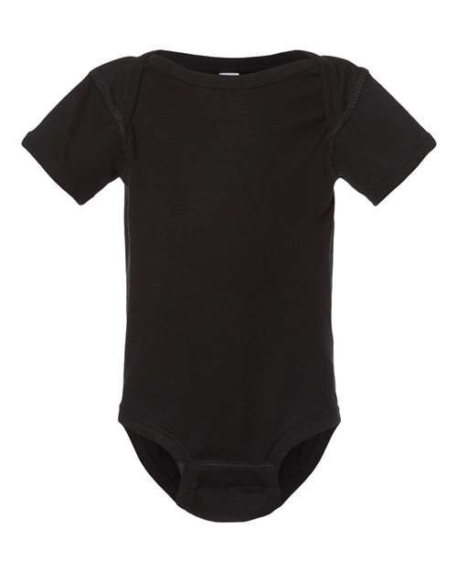 Infant Black Short Sleeve Bodysuit