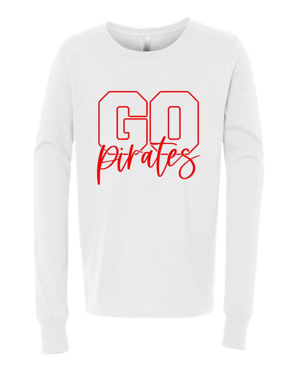 Go Pirates Youth Long Sleeve T-Shirt