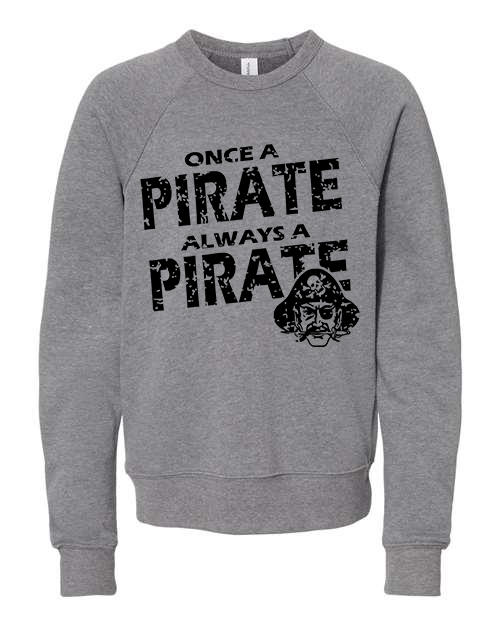 Once a Pirate Youth Crewneck