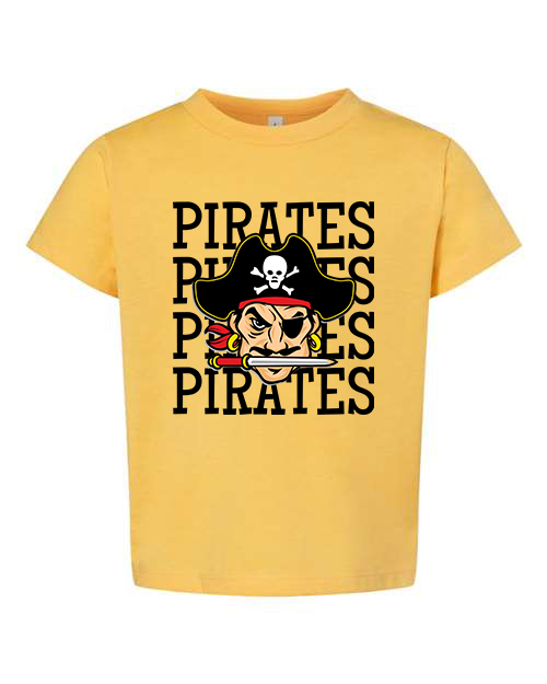 Pirates Toddler Short Sleeve T-Shirt