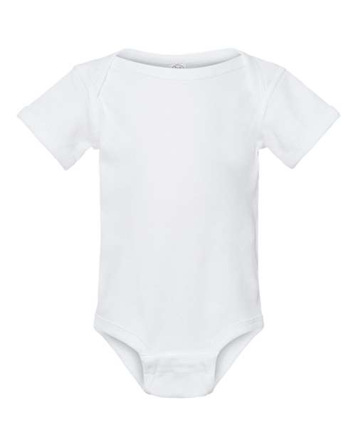 Infant White Short Sleeve Bodysuit